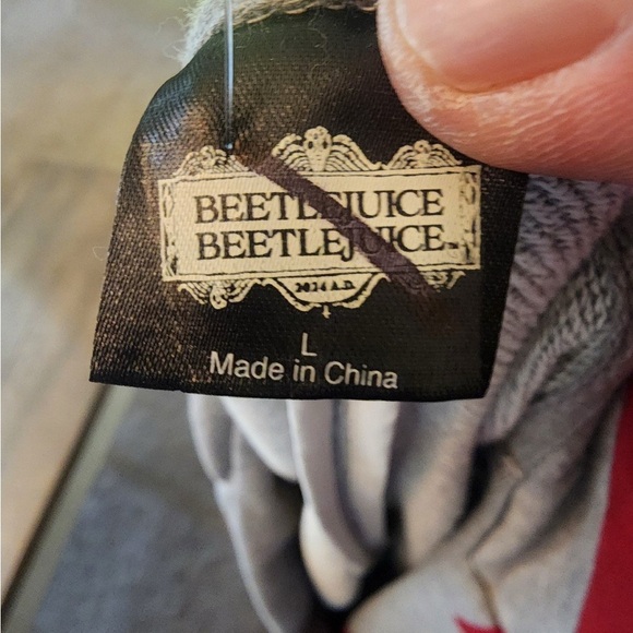 Beetlejuice Astrid Graphic Blazer Gray- Women's Size large - Picture 5 of 5